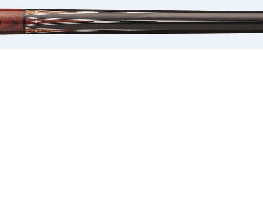 Lucasi Professional Pool Cue Butt Midnight Black Thuya Burl Radial Pin