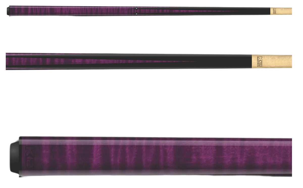 K2 Purple Sneaky Pete Uniloc Pool Cue with 11.75mm Shaft - KLSPPL