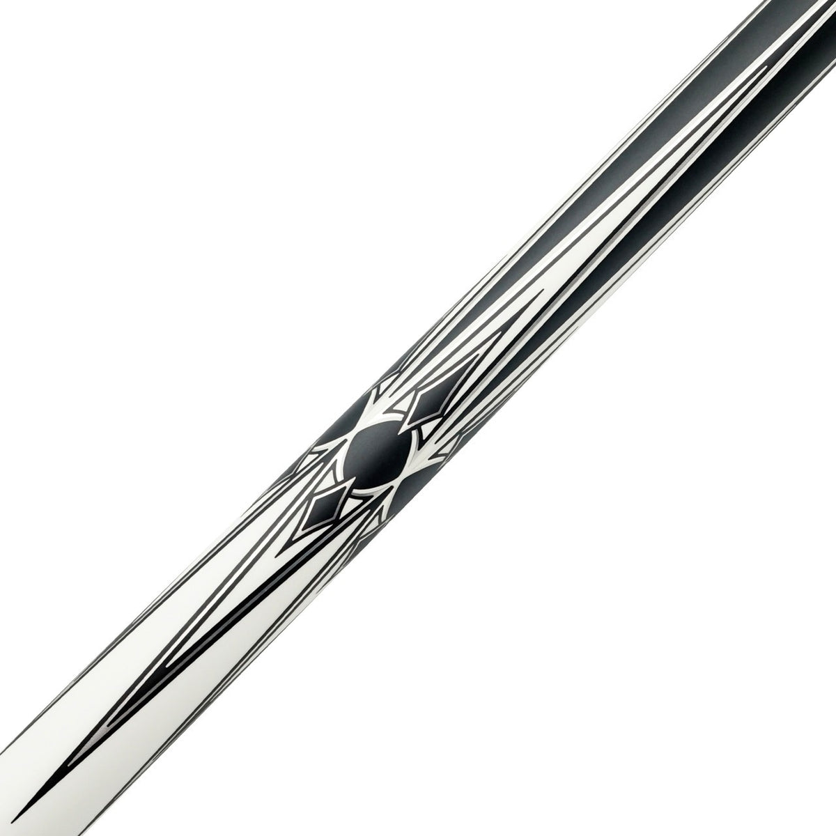 K2 KL160 Pool Cue Matte Black White 11.75mm Low Deflection Shaft Uni-Loc