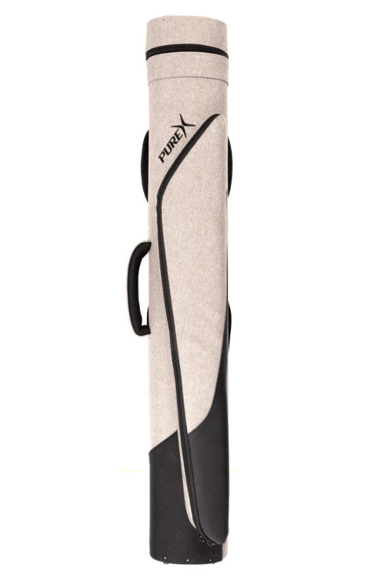 Pure X PXC624GY 2x4 Pool Cue Case Polyester Backpack Straps Gray