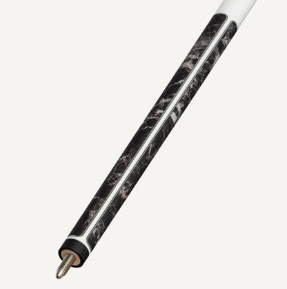 Players G4145 Brown Marble with Matte White Wrapless Cue! Free Shipping!