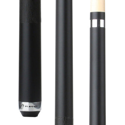 Players C706 Onyx Black Matte Cue with Embossed Leather Wrap! Free Shipping!