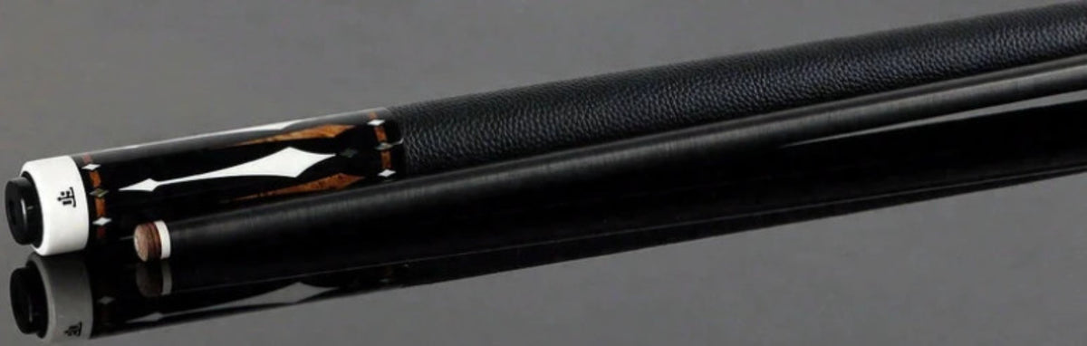 Triple 60 Carnivale CN2 Billiards Cue, Ebony Amboyna Burl Inlays