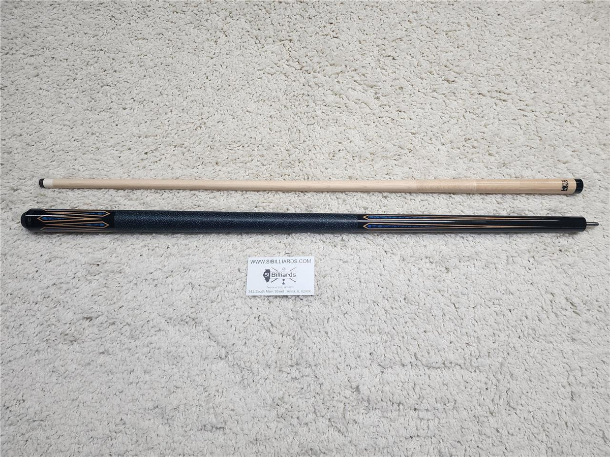 K2 Koda Sports KLSE11 Pool Cue, Low Deflection, Black and Turquoise