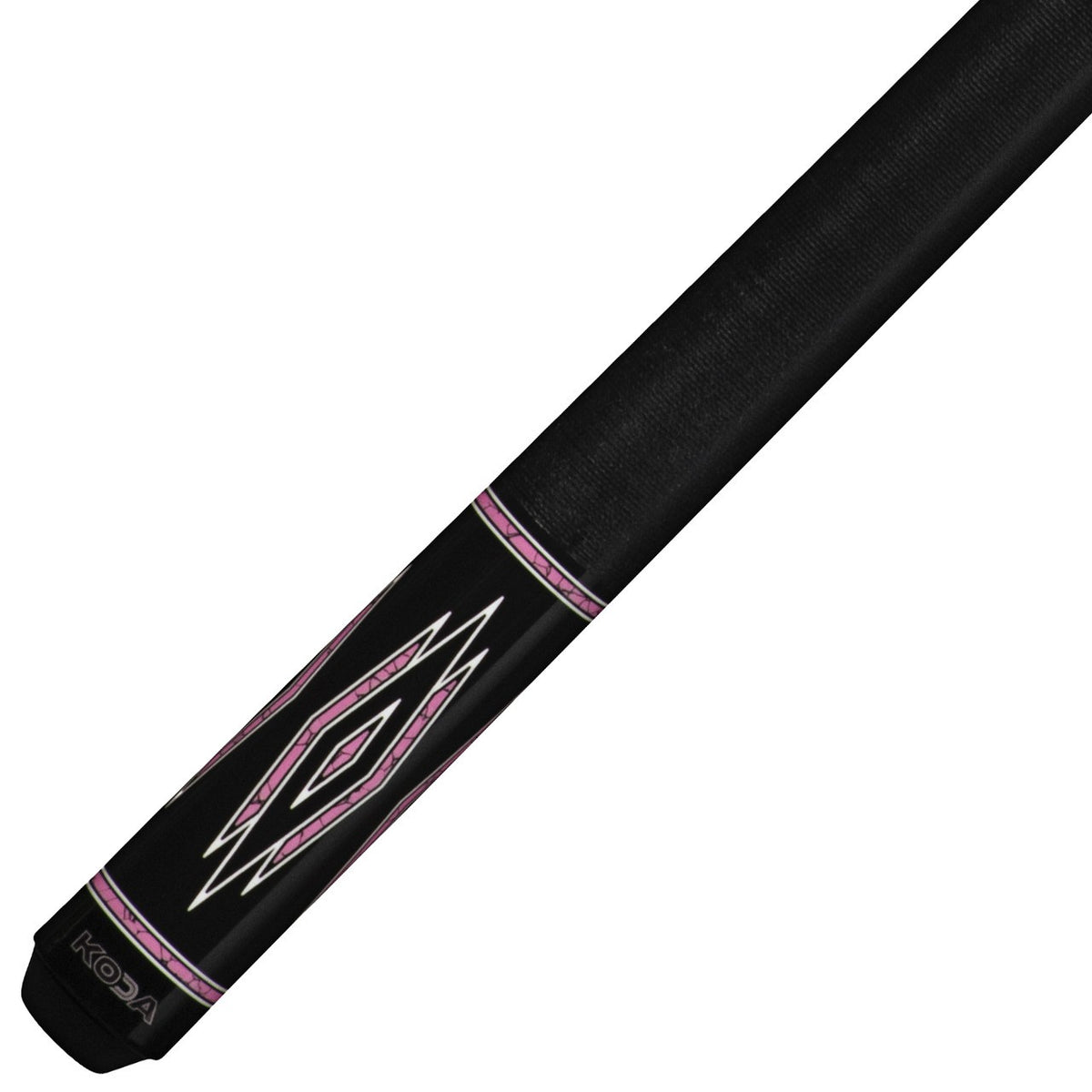 K2 Pool Cue KL140 Gloss Black, Pink Marcota Points W/ K2 LD 12.5MM Shaft!