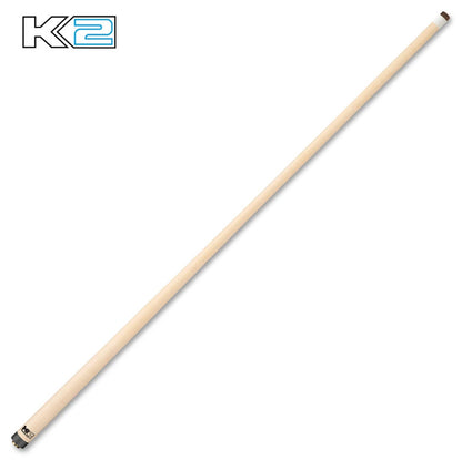 K2 POOL CUE KL130 Gloss Split Floating Bocote/Ivory Point Design, Wrapless