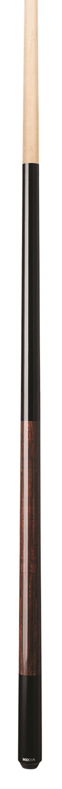 KODA Sports Black Cocobolo Graphic Pool Cue KD22 19oz 13mm Tip for Billiards
