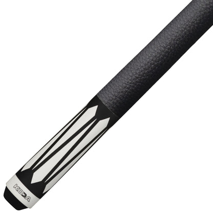 K2 Pool Cue KL191 Matte Black and White Floating Design W/ K2 LD 12.5MM Shaft!