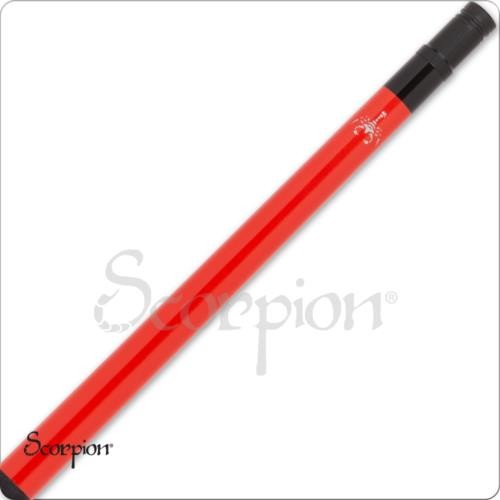 Scorpion SW03 Pool Cue 19oz Metallic Red, 12mm Tip, Maple Shaft