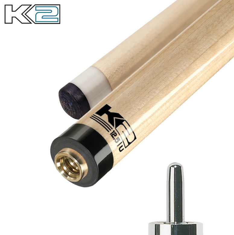 K2 Pool KLB11 Cue Matte Black With Blue W/ K2 LD 12.5MM Shaft!