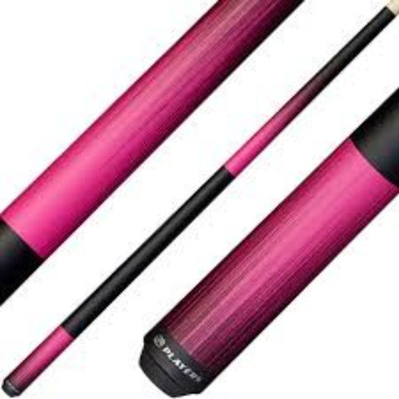 Players Passion Pink Matte Wrapless Cue C703, Durable Leather Tip, Lifetime Guar