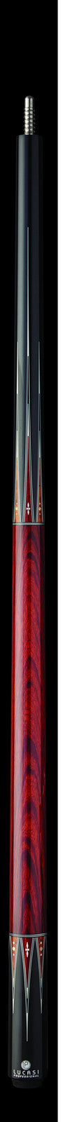 Lucasi Professional Pool Cue Butt Midnight Black Thuya Burl Radial Pin