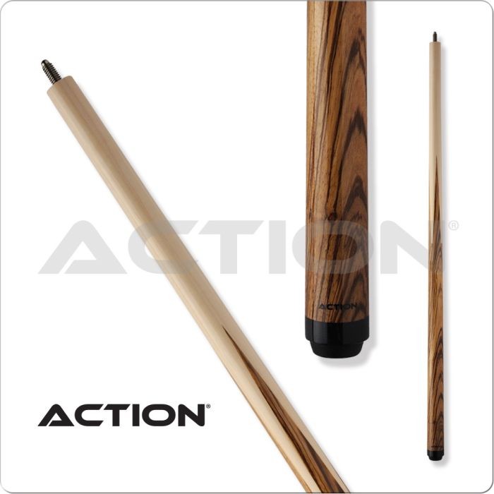 Action ACTSP39 Sneaky Pete Pool Cue - New, Free Shipping, Zebra Wood Handle