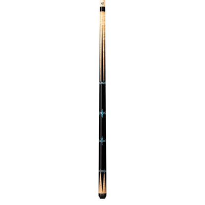 PureX HXTE13 Pool Cue Stick Birdseye Maple Lacewood Wrapless Kamui Black