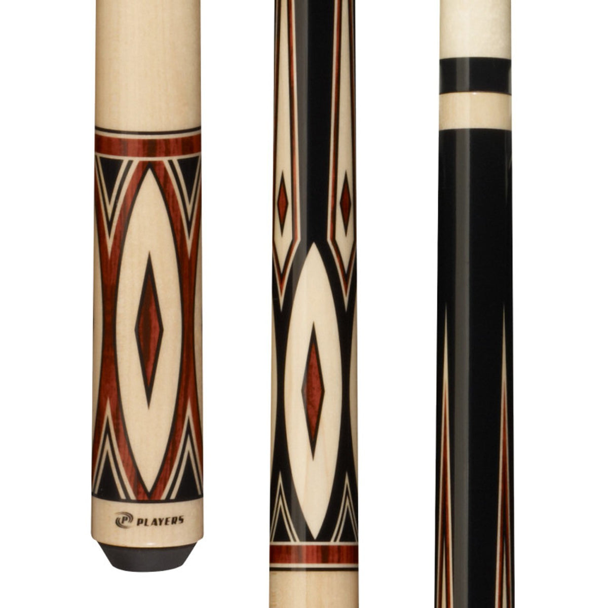 Players G3394 Natural &amp; Cocobolo Wrapless Cue! Free Shipping!