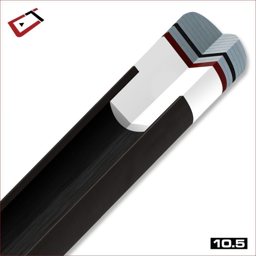 Cuetec Cynergy 10.5mm 15K Carbon Fiber Pool Cue Shaft Radial Joint New