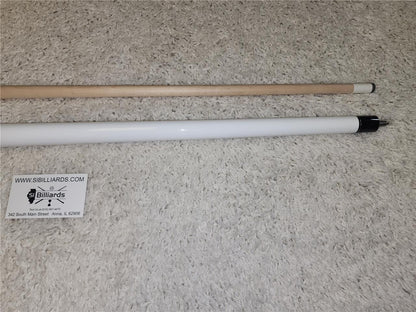 Viking Valhalla VA108 Hard Rock Maple 3 Silver Ring Pool/Billiard Cue - White