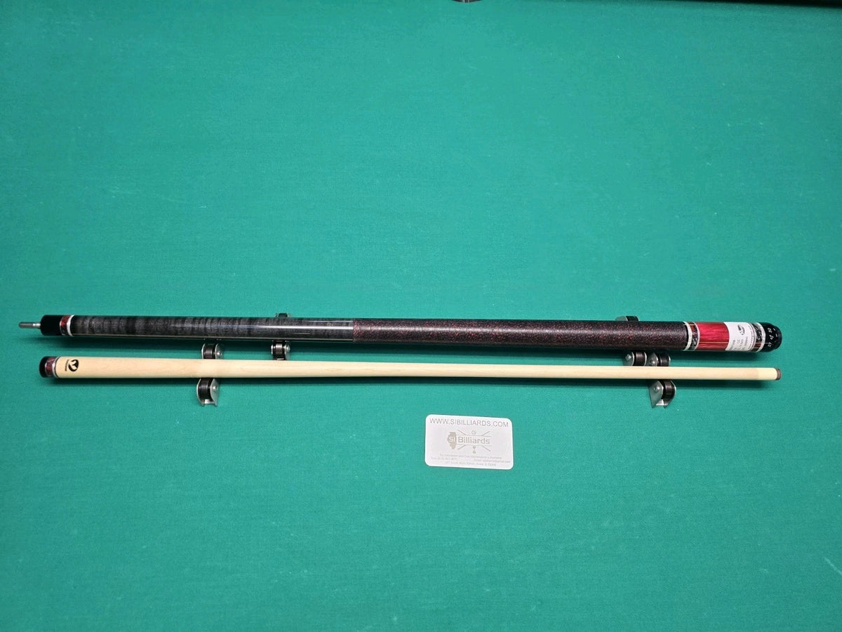 Viking Cues July SS-0726B Smart Shops Pool Cue! Premium Curly Maple w/ Red Pearl