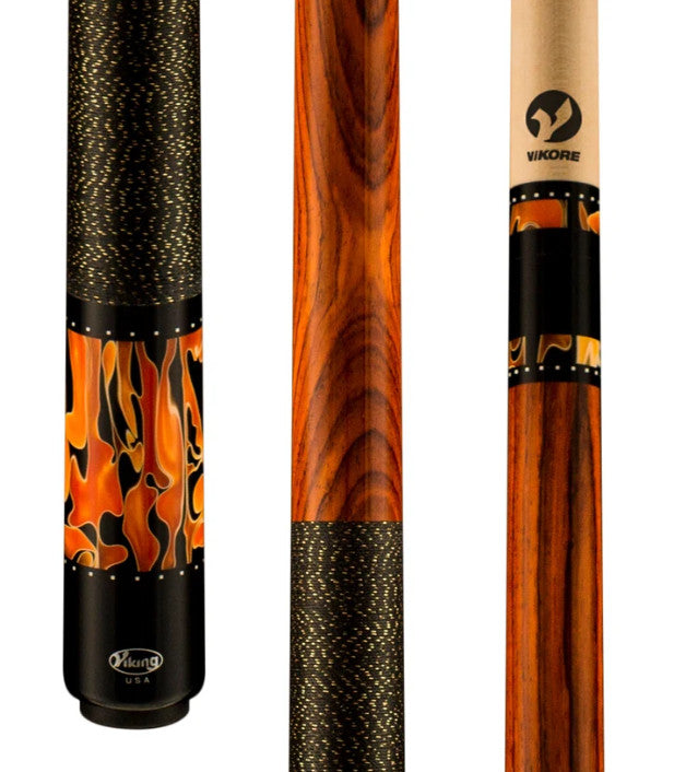 Viking Twilight TW0400 Pool Cue, Cocobolo, ViKORE Shaft, Linen Wrap