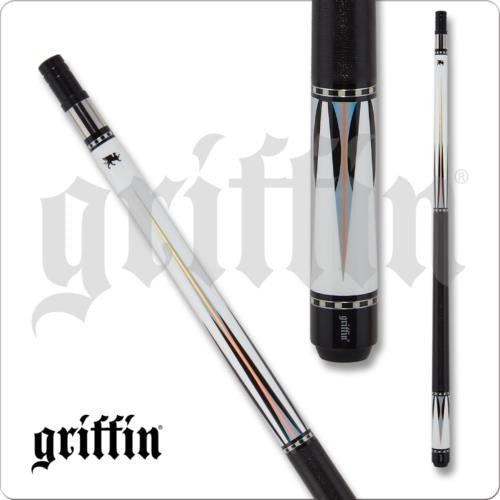 Griffin GR63 Pool Cue 19oz with Joint Protectors, Hard Rock Maple Shaft