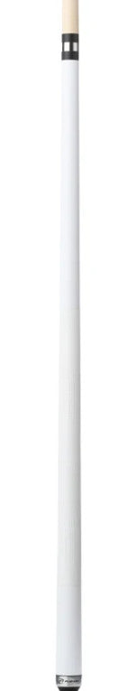 Players C707 Dandelion White Matte Cue with Embossed Leather Wrap