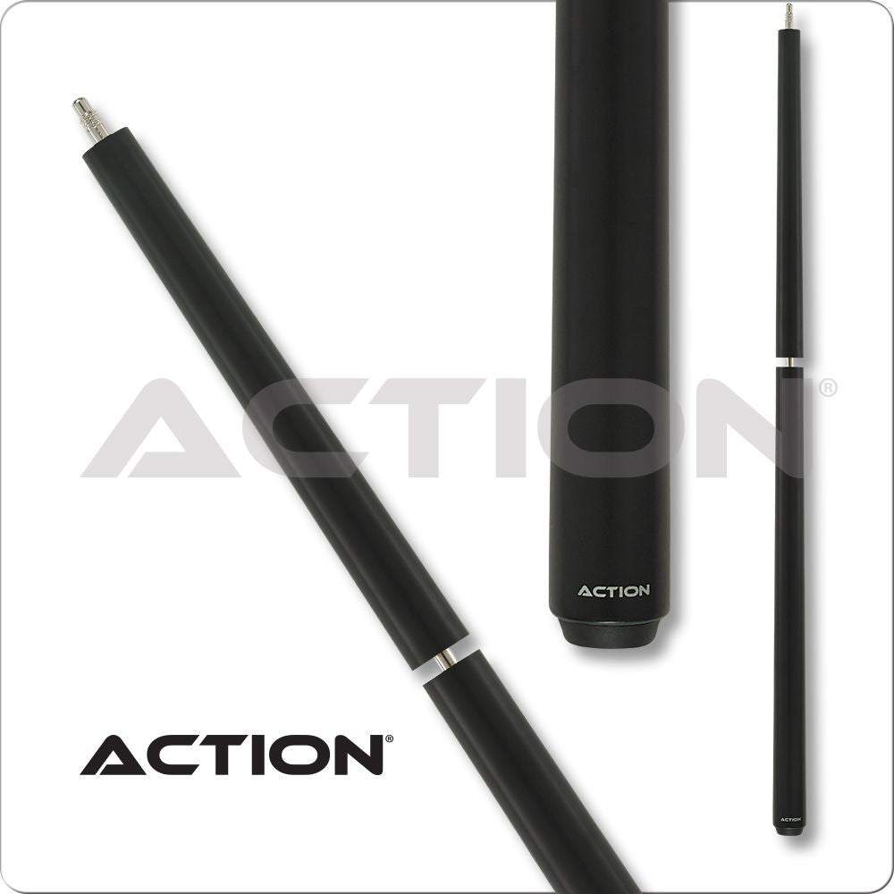 Action ACTBJ09 Break Jump Cue, 13mm Phenolic Tip, Maple Shaft, Black Matte