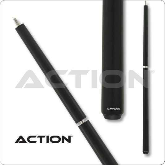 Action ACTBJ09 Break Jump Cue, 13mm Phenolic Tip, Maple Shaft, Black Matte