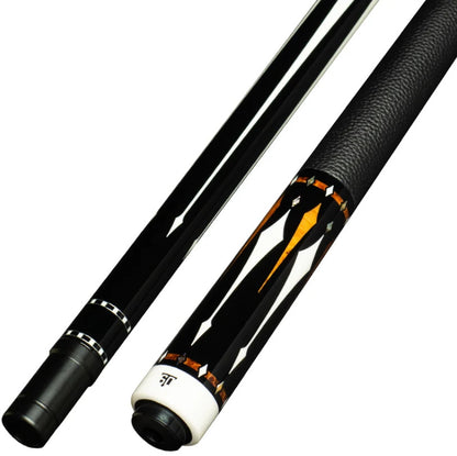 Triple 60 Carnivale CN2 Billiards Cue, Ebony Amboyna Burl Inlays