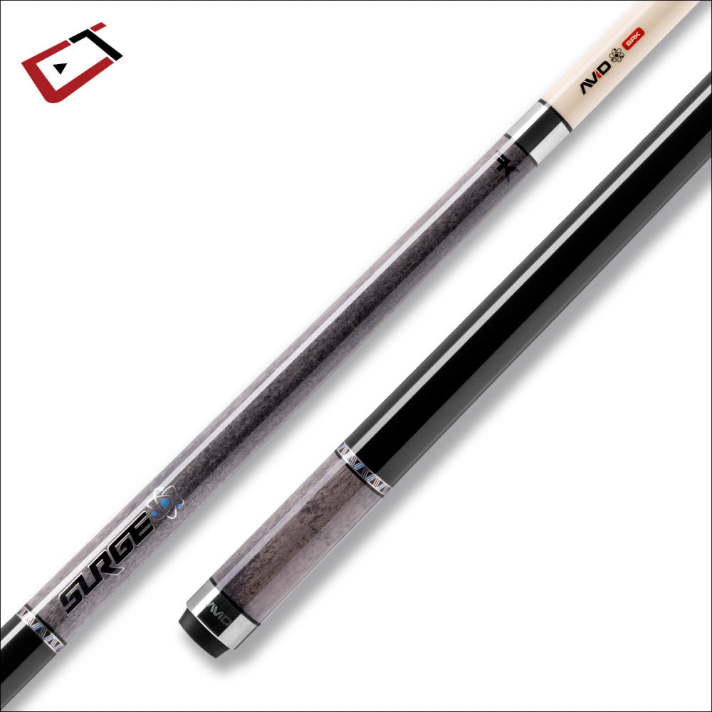 Cuetec AVID Surge Break Cue 19oz Gray Stain Pool Billiard Stick