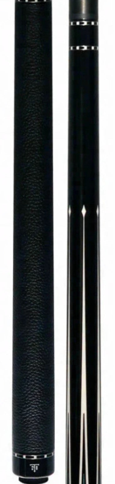 Triple Sixty Carnivale CN1 Pool Cue Ebony Turquoise Inlays Leather Wrap