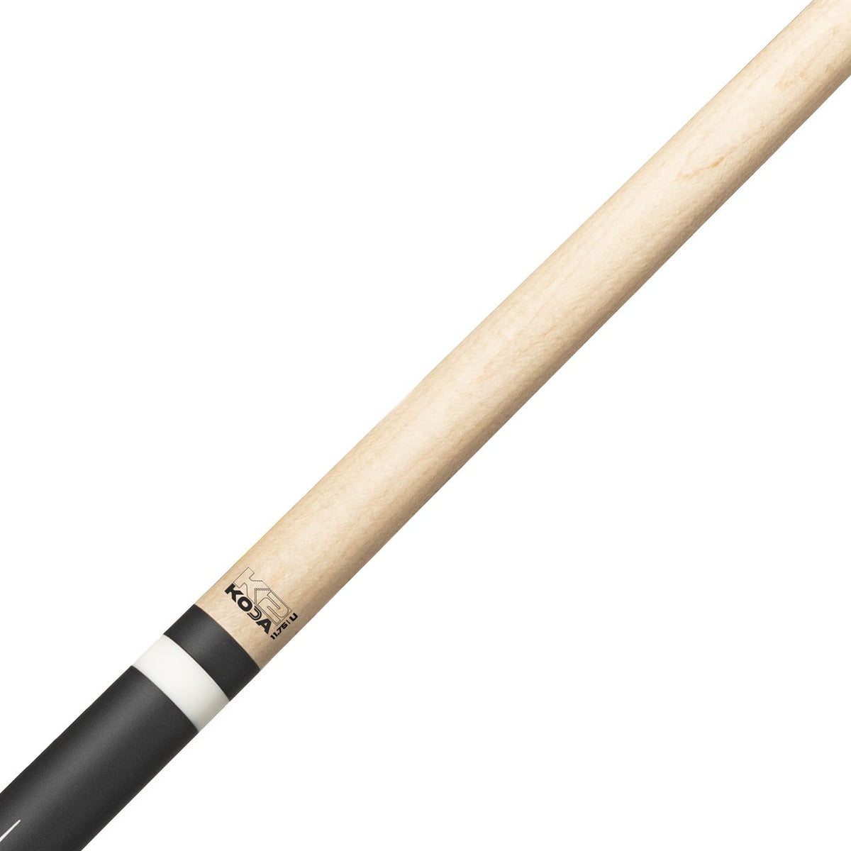 K2 Pool Cue KL191 Matte Black and White Floating Design W/ K2 LD 12.5MM Shaft!