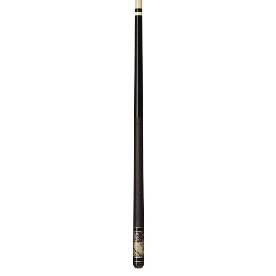 Players C-948 Obsidian Grey Pool Cue, Black Linen Wrap, Le Pro Tip, 58in