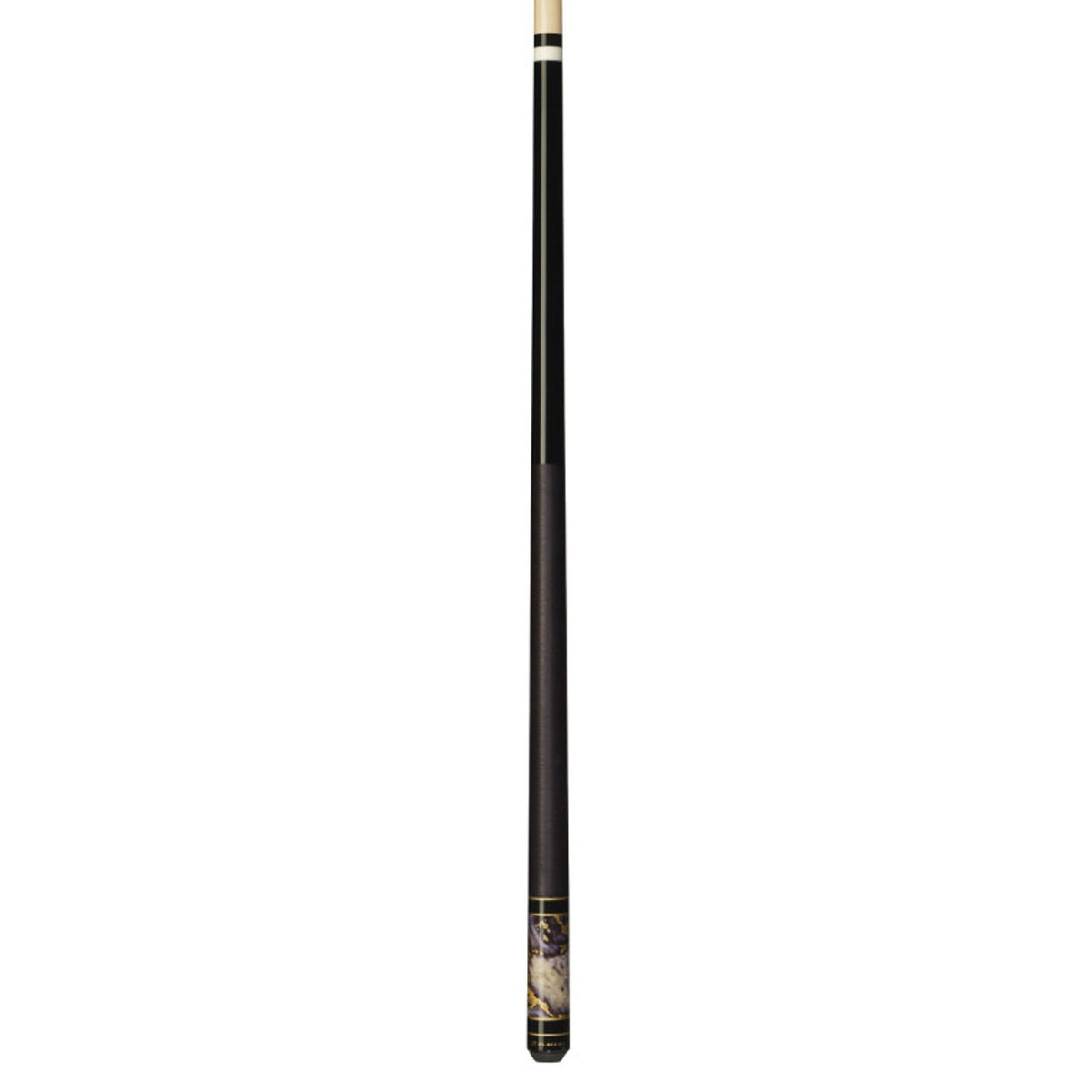 Players C-948 Obsidian Grey Pool Cue, Black Linen Wrap, Le Pro Tip, 58in