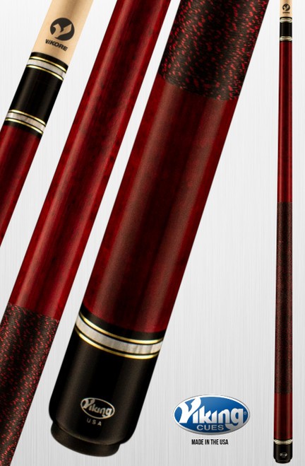 Viking Storm ST0412 Pool Cue with ViKORE Performance Shaft, Linen Wrap
