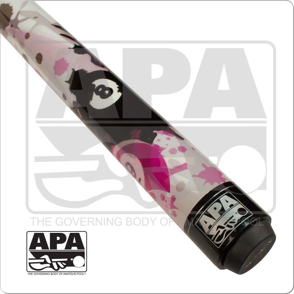 Action APA Shoot Like a Girl Pool Cue 19oz, 29 Inch Maple Shaft, 13mm Tip
