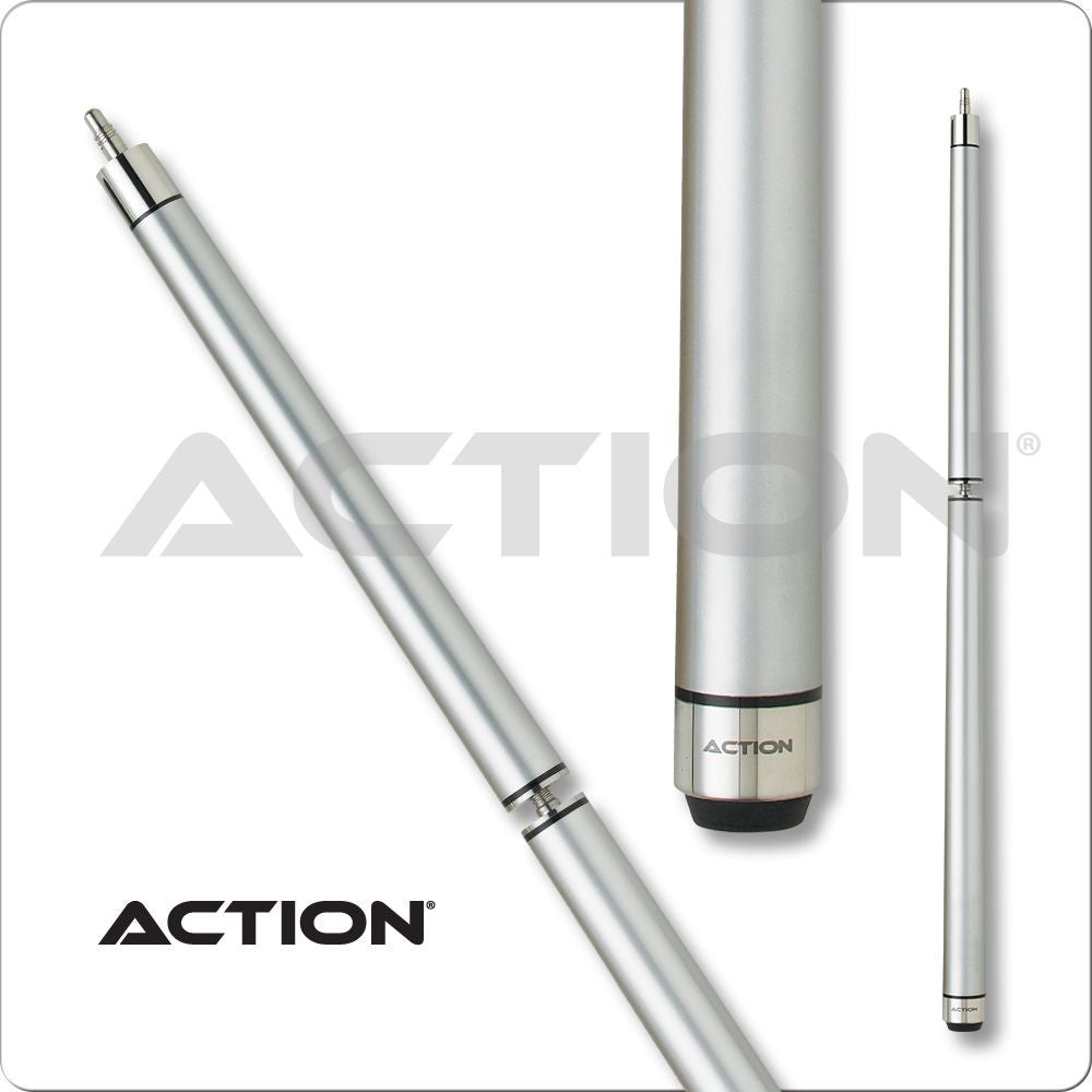 Action ACTBJ05 Silver Break Jump Cue 13mm Phenolic Tip Maple Shaft