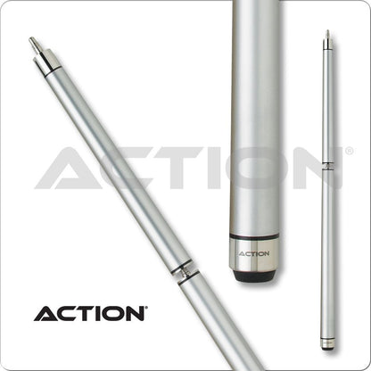 Action ACTBJ05 Silver Break Jump Cue 13mm Phenolic Tip Maple Shaft