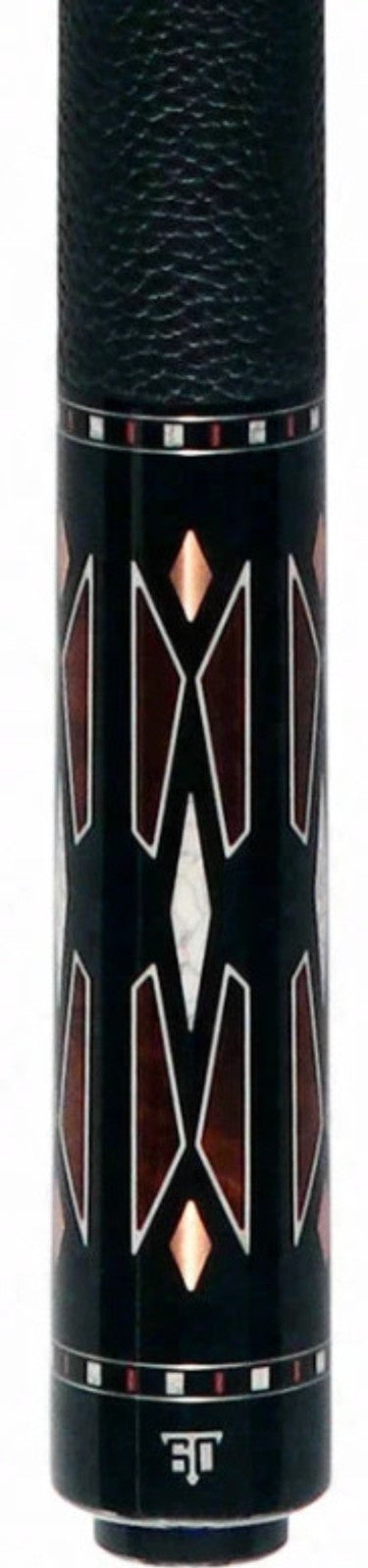 Triple 60 Carnivale CN3 Premium Pool Cue Ebony Snakewood Inlays 15.2oz