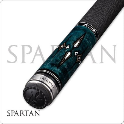 Spartan SPR08 Pool Cue Blue and Grey Leather Wrap 12.75 mm Shaft! Free Shipping!