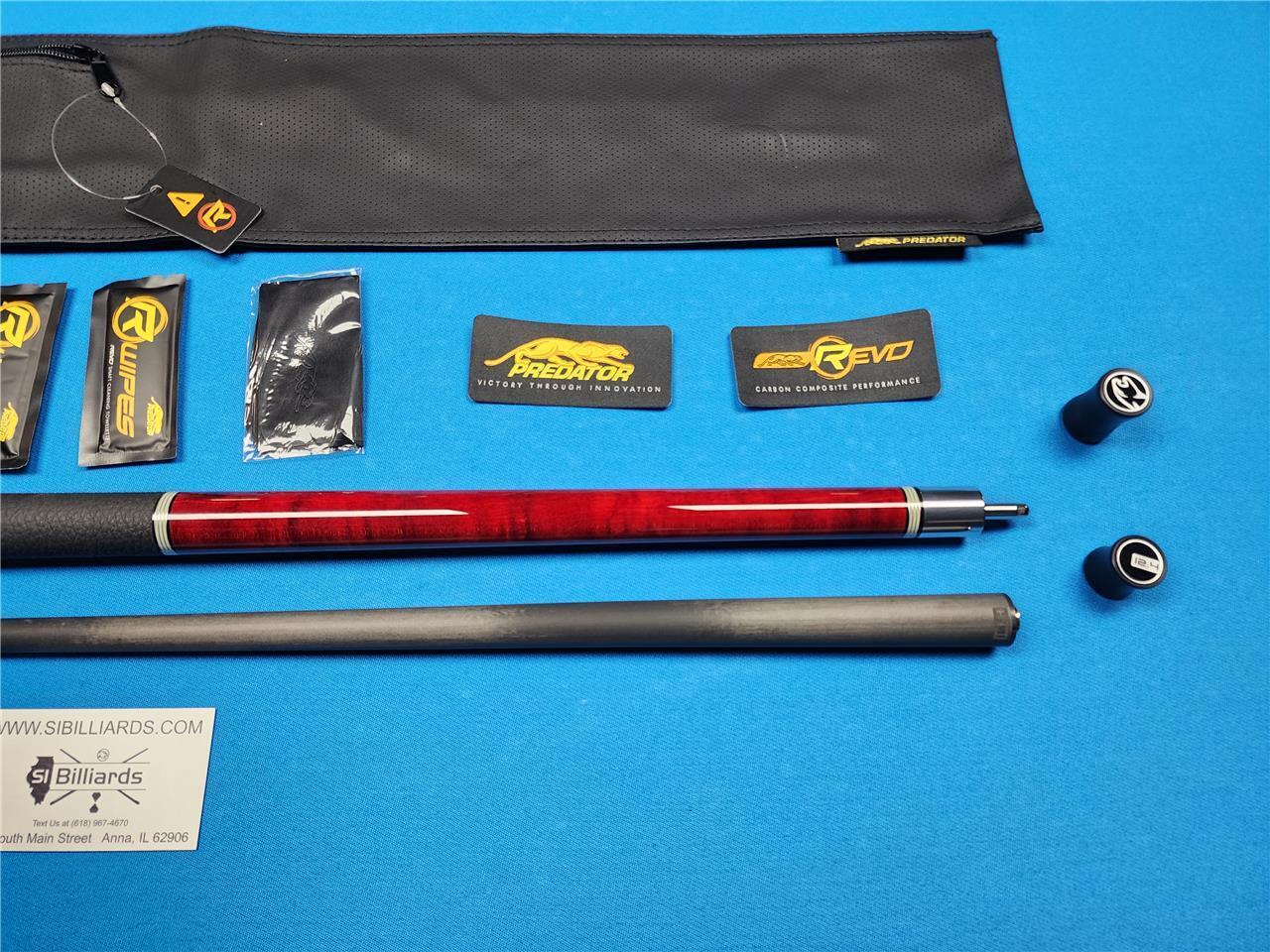 Predator 9K-2 Pool Cue - UniLoc Revo 12.9 mm WVP + Jt. Caps & Case