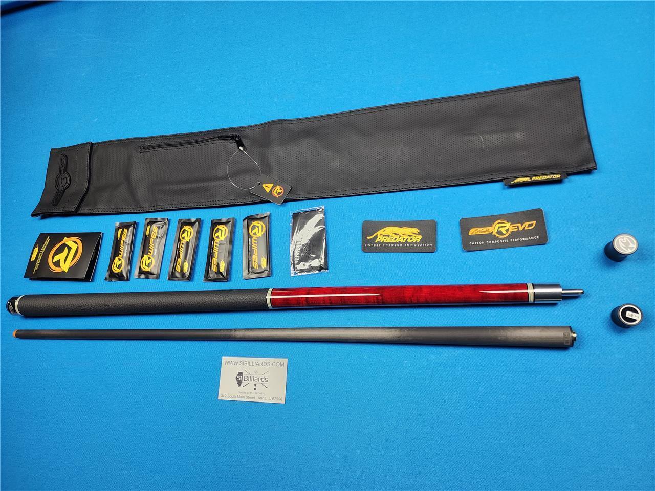 Predator 9K-2 Pool Cue - UniLoc Revo 12.9 mm WVP + Jt. Caps & Case