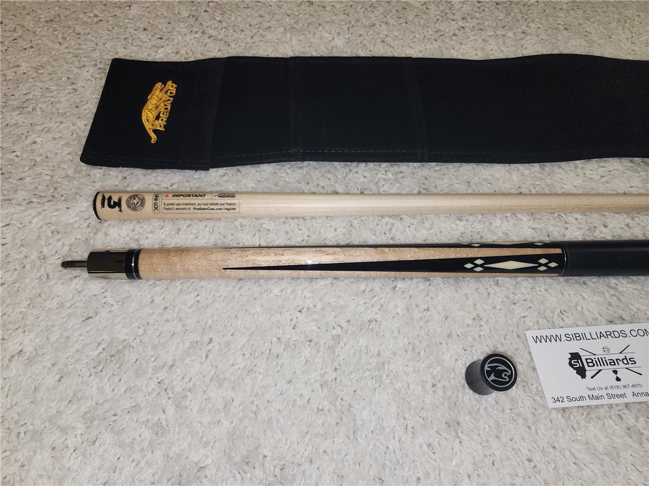 Predator K Series Classics 2-2 Cue - 314-3 12.75mm Shaft + Jt. Caps & Case! New!
