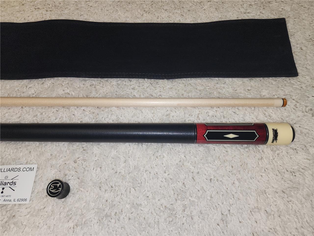 Predator K Series Classics 2-3 Cue - 314-3 12.75mm Shaft + Jt. Caps & Case! New!