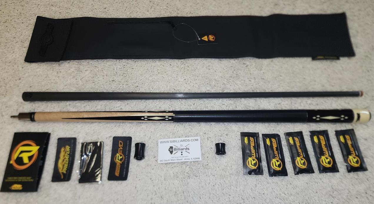 Predator K Series Classics 2-2 Cue - Revo 12.9 mm WVP Shaft + Jt. Caps & Case