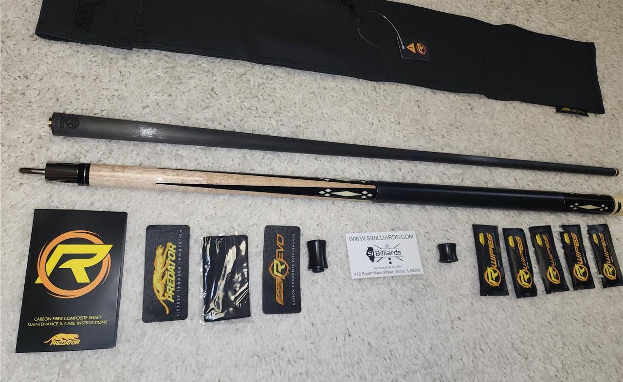 Predator K Series Classics 2-2 Cue - Revo 12.9 mm WVP Shaft + Jt. Caps & Case