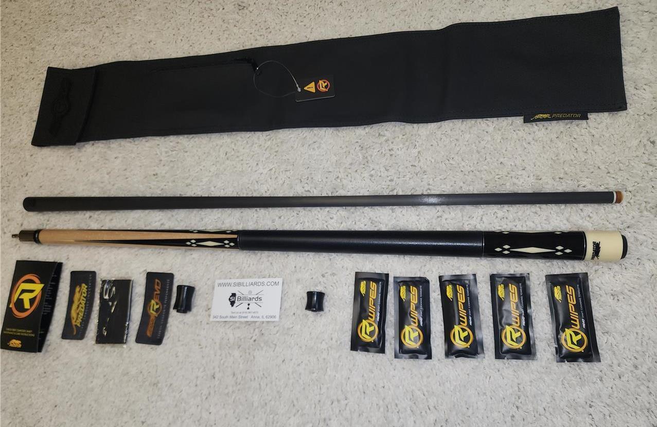 Predator K Series Classics 2-2 Cue - Revo 12.9 mm WVP Shaft + Jt. Caps & Case