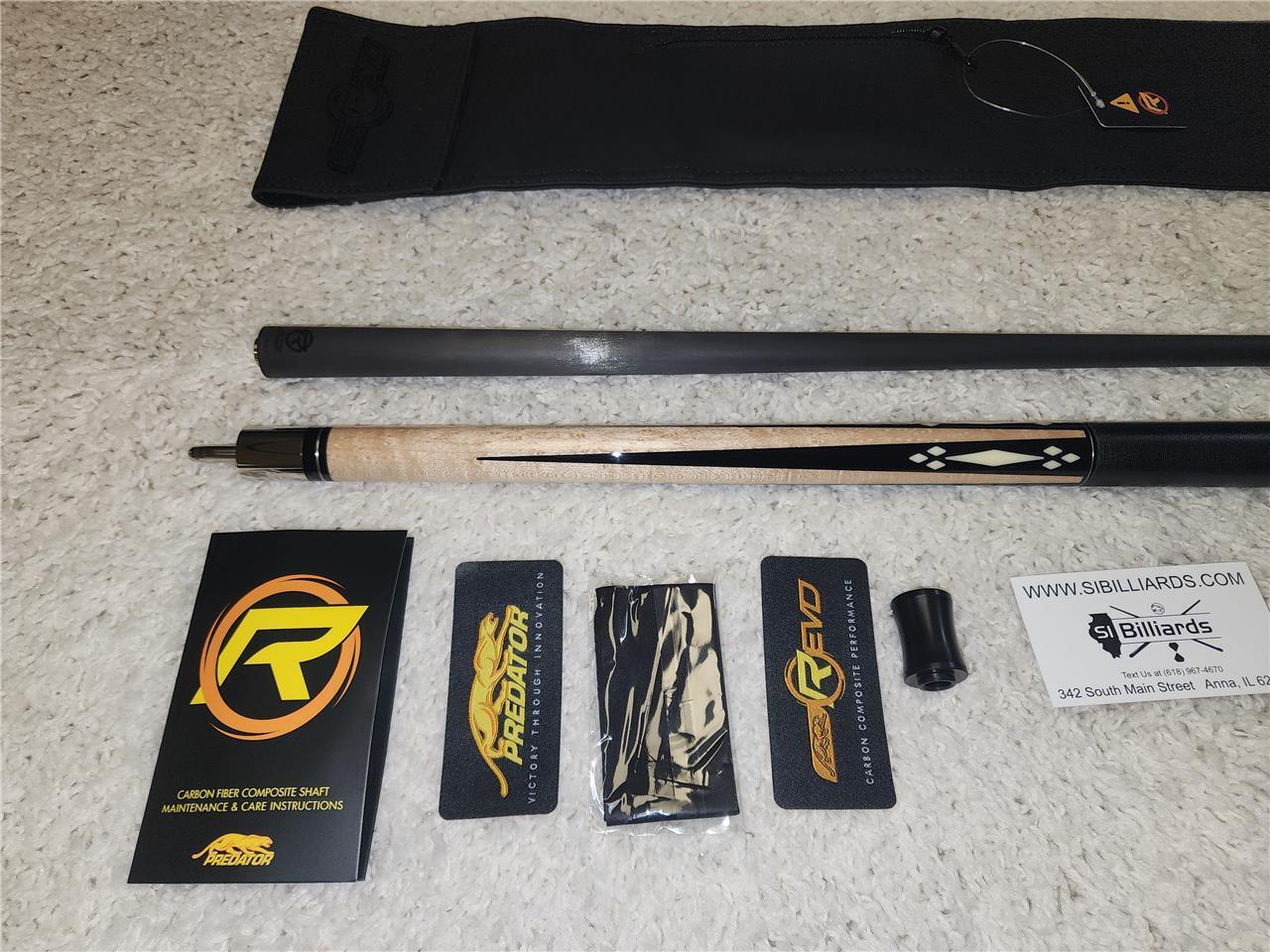 Predator K Series Classics 2-2 Cue - Revo 12.9 mm WVP Shaft + Jt. Caps & Case