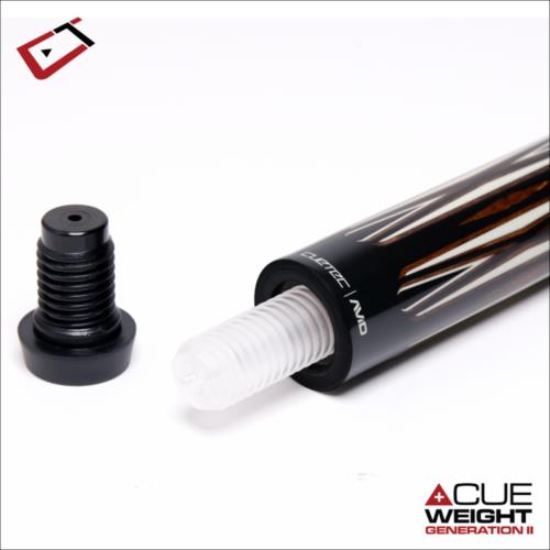 Cuetec AVID Proof Black No Wrap 12.75mm Shaft