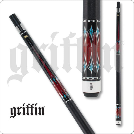 Griffin GR43 Pool Cue w/ Joint Protectors & FREE Shipping 19oz