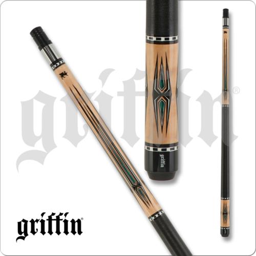 Griffin GR52 Pool Cue w/ Joint Protectors & FREE Shipping 18oz